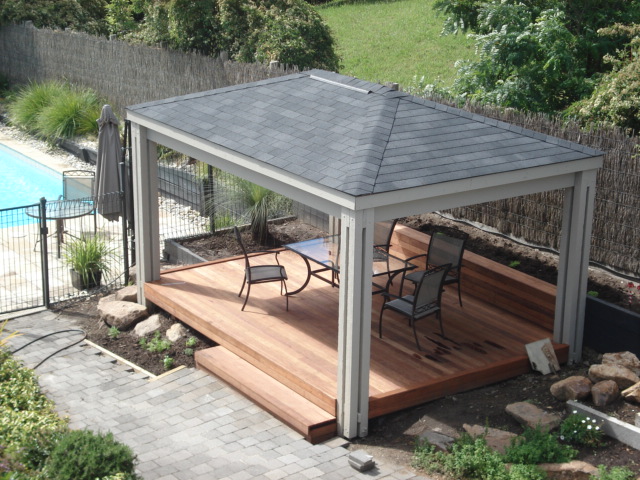 Pergola with Roof Gazebo